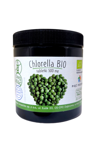 Chlorella 500 mg BIO 280 tabletek - Pięć Przemian