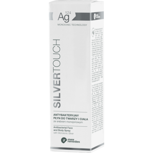 Antybakteryjny płyn do twarzy i ciała ze srebrem monojonowym Ag124 200 ml - Invex Remedies