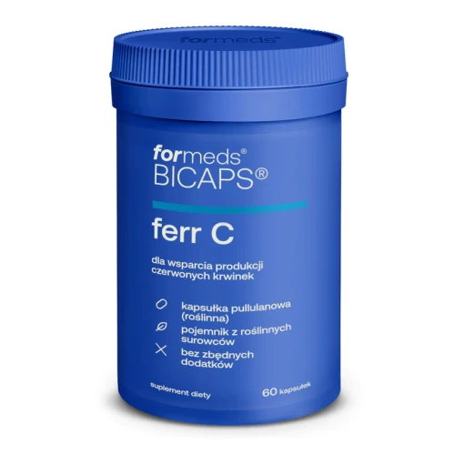 Bicaps Ferr C żelazo + witamina C 60 kapsułek - ForMeds
