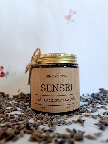 Świeca sojowa Lawenda 120 ml - Mimilka
