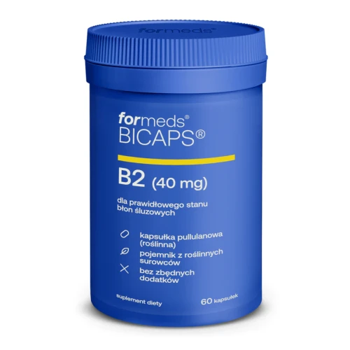 Bicaps Witamina B2 ryboflawina 60 kapsułek - ForMeds