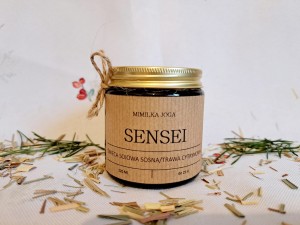 Świeca sojowa SENSEI Sosna Trawa Cytrynowa 120 ml - Mimilka