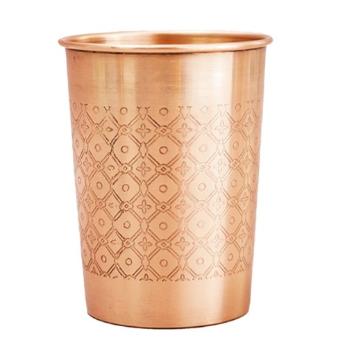 Kubek miedziany na wodę Mosaic 300 ml - Forrest and Love