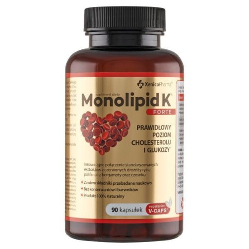 Monolipid K® FORTE 90 kapsułek - Xenico Pharma