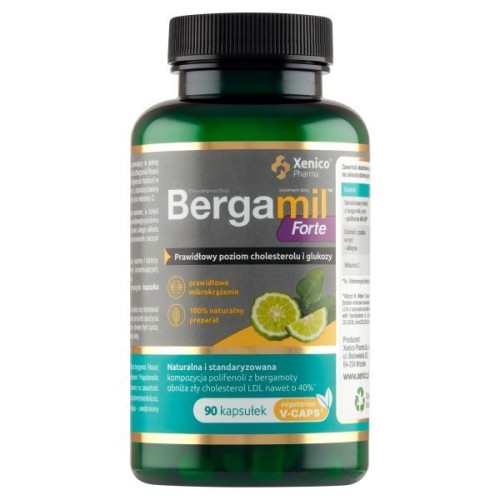 Bergamil Forte 90 kapsułek - Xenico Pharma