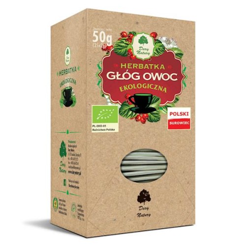Głóg owoc fix EKO 25 x 2 g (saszetki) - Dary Natury