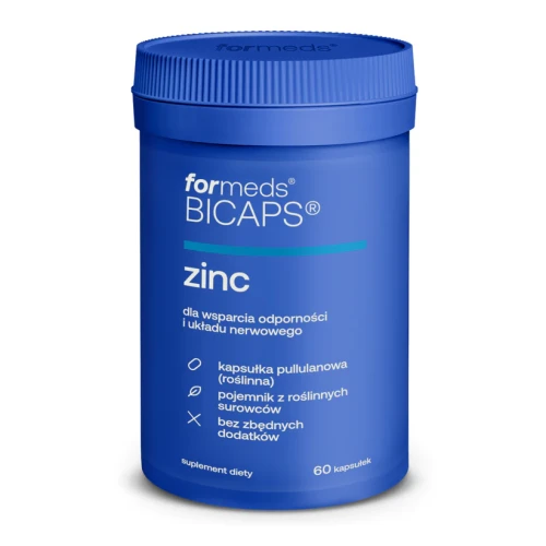 Bicaps Zinc cynk + miedź 60 kapsułek - ForMeds