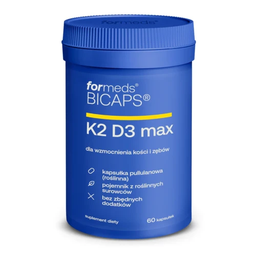 Bicaps K2 D3 Max 60 kapsułek - ForMeds