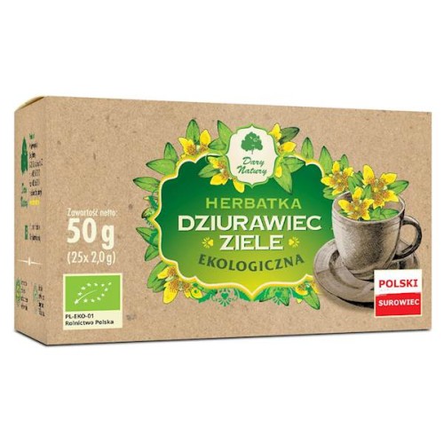 Dziurawiec ziele fix EKO 25 x 2 g (saszetki) - Dary Natury