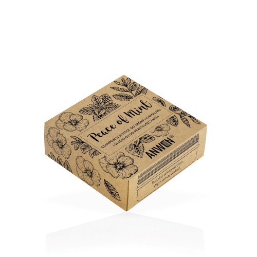 Peace Of Mint Szampon w kostce z puszką 75 g - Anwen