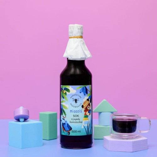 Sok z jagody kamczackiej 500 ml - Pasieki Rodziny Sadowskich