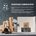 Detoksykujący szampon do włosów w kostce 75 g - Cztery Szpaki
