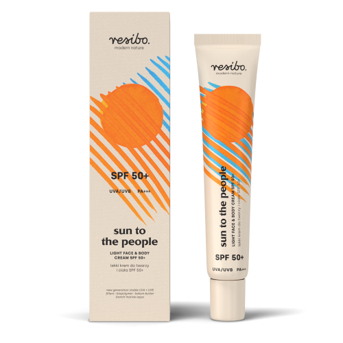 Sun to the People Lekki krem do twarzy i ciała SPF 50+ 50 ml - Resibo