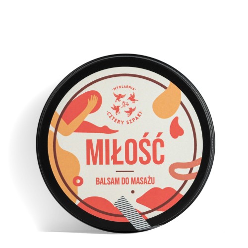Balsam do masażu Miłość 100 ml - Cztery Szpaki