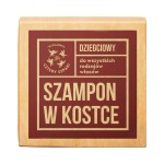 Dziegciowy szampon do włosów w kostce 75 g - Cztery Szpaki