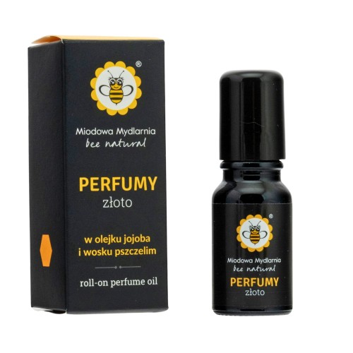 Perfumy roll - on Złoto 10 ml - Miodowa Mydlarnia