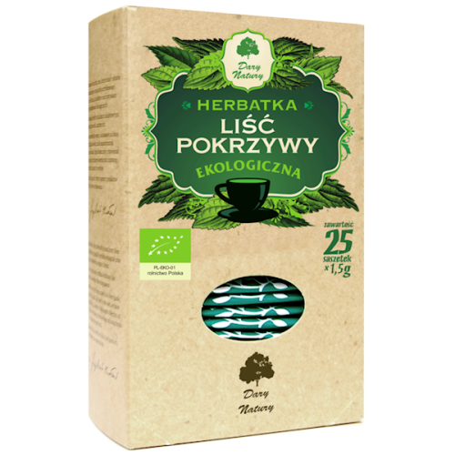 Pokrzywa liść fix EKO 25 x 1,5 g - Dary Natury