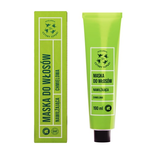 Maska do włosów Chmielowa 190 ml - Cztery Szpaki