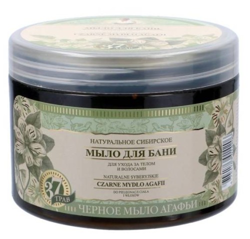 Czarne mydło Agafii - naturalne syberyjskie 500 ml - Recepty Babci Agafii