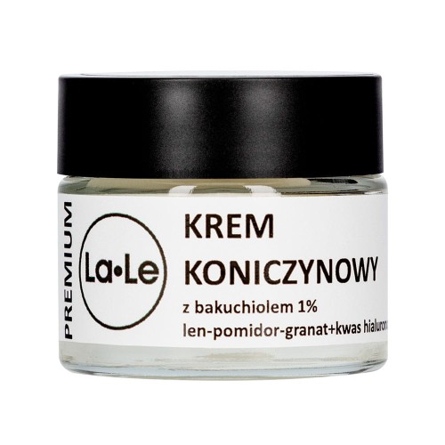 Krem do twarzy Koniczynowy z bakuchiolem 1% i biofermentem z aceroli 60 ml - La-Le