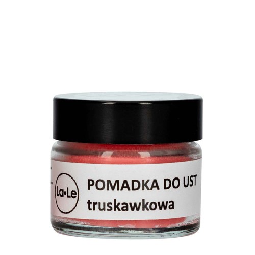 Pomadka nawilżająca do ust Truskawka 15 ml - La-Le