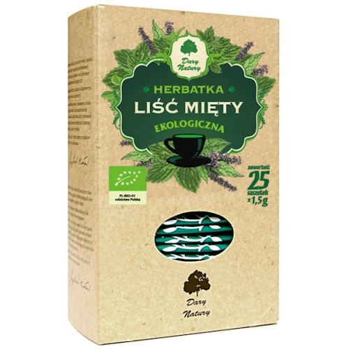 Mięta liść fix EKO 25 x 1,5 g (saszetki) - Dary Natury