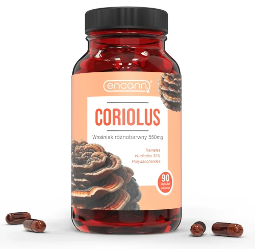 Coriolus (wrośniak różnobarwny) - 90 kapsułek - Encann