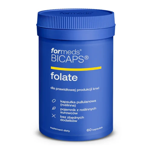 Bicaps Folate folian 60 kapsułek - ForMeds