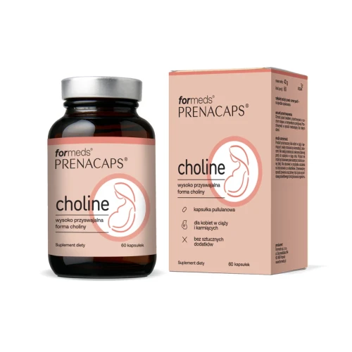 Prenacaps Choline witamina B4 60 kapsułek - ForMeds
