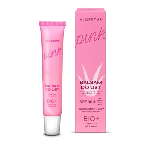 Balsam do ust SPF 30 15 ml - Aloesove Pink