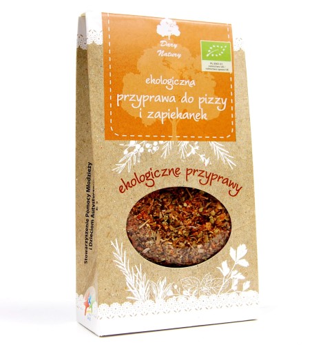 Przyprawa do pizzy i zapiekanek EKO 30 g - Dary Natury