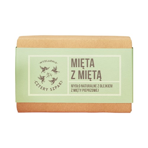 Mydło Mięta z Miętą 110 g - Cztery Szpaki