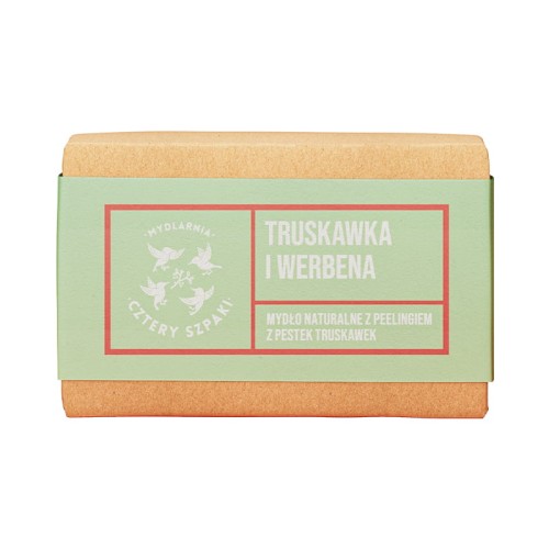 Mydło Truskawka i Werbena 110 g - Cztery Szpaki