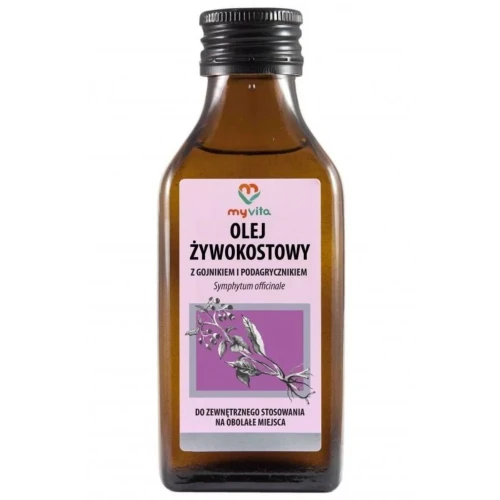 Olej żywokostowy z gojnikiem i podagrycznikiem 100 ml - Myvita