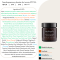 Szerokopasmowy booster do twarzy SPF 50+ HEV/IR UVA UVB PA ++++ Aloes 30 ml - Mokosh