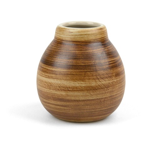 Matero ceramiczne Drewno Jasne 330 ml