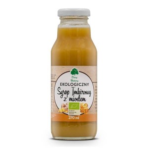 PRZECENA! (krótki termin) Syrop imbirowy z miodem EKO 270 ml - Dary Natury