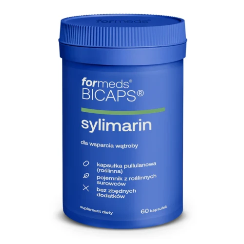 Bicaps Sylimarin sylimaryna + cynaryna 60 kapsułek - ForMeds