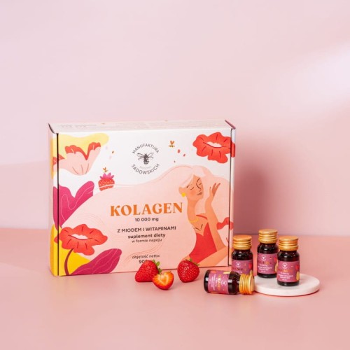 Kolagen Premium 10 000 mg shoty - Pasieki Rodziny Sadowskich