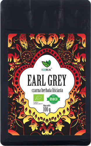 EcoBlik Herbata czarna liściasta Earl Grey EKO 100 g - Aliness