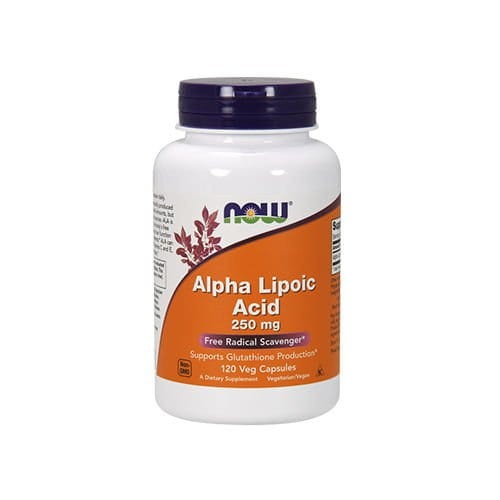 Alpha Lipoic Acid Kwas alfa-liponowy 250 mg 120 kapsułek - Now