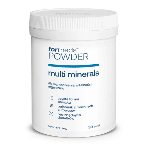 Multi Minerals kompleks składników mineralnych proszek 30 porcji - ForMeds Powder