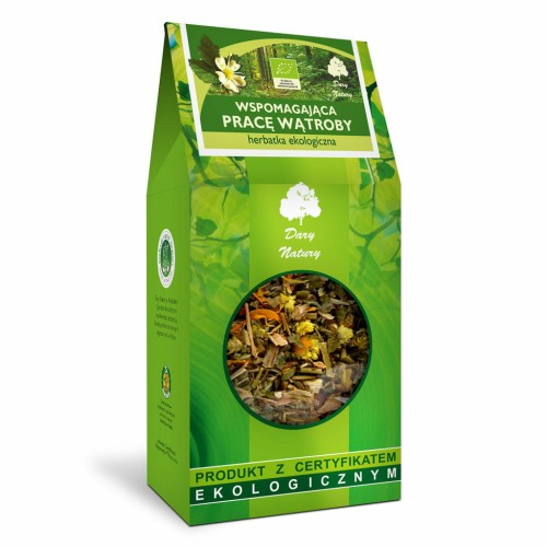 Herbatka Wspomagająca Pracę Wątroby EKO 200 g - Dary Natury