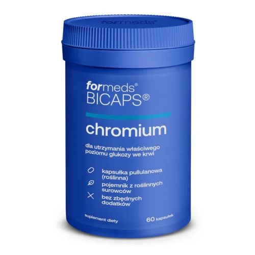 Bicaps Chromium pikolinian chromu 60 kapsułek - ForMeds