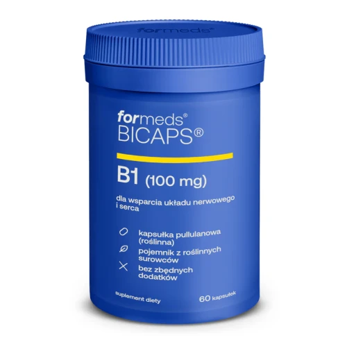 Bicaps Witamina B1 tiamina 60 kapsułek - ForMeds