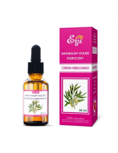 Olejek eteryczny naturalny z Drzewa Herbacianego (Tea Tree) 30 ml - Etja