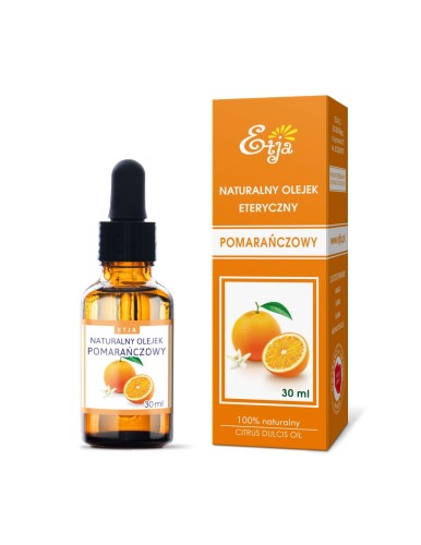 Olejek eteryczny naturalny Pomarańczowy 30 ml - Etja