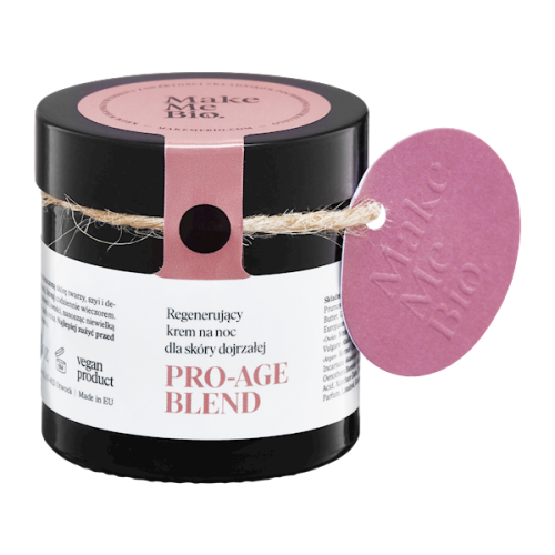Pro-Age Blend Nawilżający krem na noc dla cery dojrzałej 60 ml - Make Me Bio