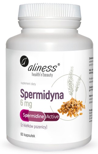 Spermidyna Active 6 mg 60 kapsułek - Aliness