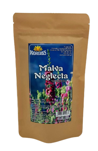 Ślaz zaniedbany Malva neglecta ziele 50 g - Proherbis
